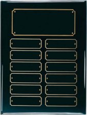 (image for) Black Piano Board 12 Plate Perpetual Plaque