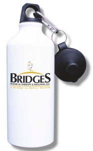 (image for) Bridges Physical Therapy Water Bottle - White