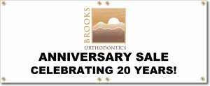(image for) Brooks Orthodontics Banner Logo Center