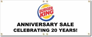(image for) Burger King Banner Logo Center