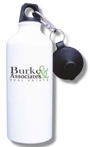 (image for) Burke and Associates Water Bottle - White