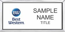 (image for) Best Western White Executive Silver Badge