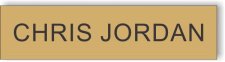 (image for) CAHEC Gold Name Plate