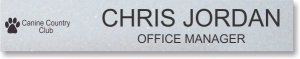 (image for) Canine Country Club Nameplate