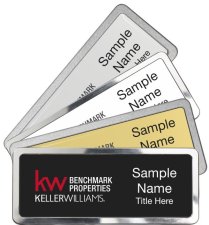 (image for) Rectangle Prestige Name Badges