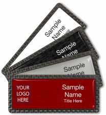 (image for) Carbon Fiber Name Badges