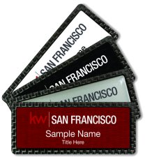 (image for) Carbon Fiber Prestige Name Badges