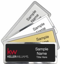 (image for) Rectangle Prestige Name Badges
