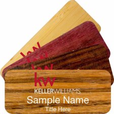(image for) Wood Name Badges