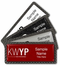(image for) Carbon Fiber Name Badges