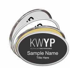 (image for) Oval Prestige Name Badges