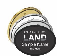 (image for) Oval Executive Name Badges