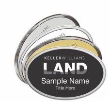 (image for) Oval Prestige Name Badges