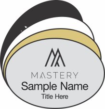 (image for) Oval Name Badges