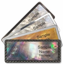(image for) Mother of Pearl Name Badges