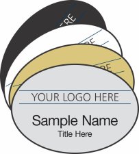 (image for) Oval Name Badges