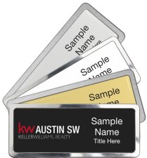 (image for) Rectangle Prestige Name Badges