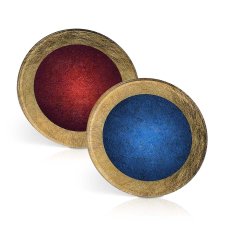(image for) Round Art Plaque Award with Easel