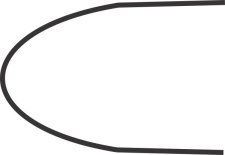 (image for) Walnut Plaque with Round Edge