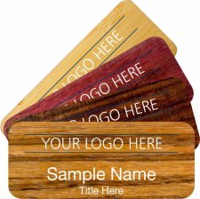 (image for) Wood Name Badges