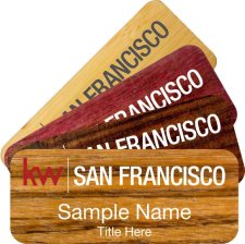 (image for) Wood Name Badges