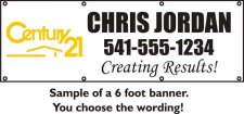 (image for) Century 21 28" x 6' Banner