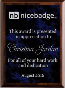 (image for) Cherry Wood Plaque - 8X10