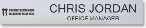 (image for) Children\'s Dental Health Assoc. Of SD Nameplate