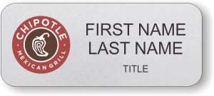(image for) Chipotle Mexican Grill Silver Regular Badge