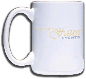 (image for) Christine Faust Events Mug
