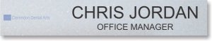 (image for) Clarendon Dental Arts Nameplate