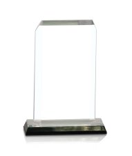 (image for) Clip Corner Impress Acrylic Award - Silver - Medium