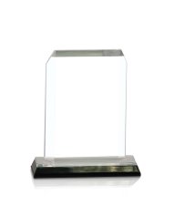 (image for) Clip Corner Impress Acrylic Award - Silver - Small