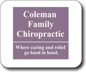 (image for) Coleman Family Chiropractic Mousepad
