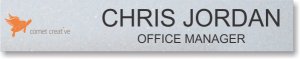 (image for) Comet Creative Nameplate