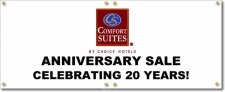 (image for) Comfort Suites 28" x 6' Banner Logo Center