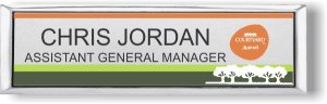 (image for) Courtyard Austin North Small Silver Executive Badge - Large Courtyard Logo