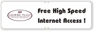 (image for) Crowne Plaza 4\' x 12\' Banner (Logo A)