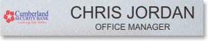 (image for) Cumberland Security Bank Nameplate