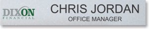 (image for) Dixon Financial Nameplate