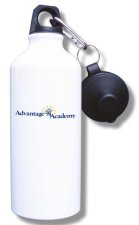 (image for) Eagle Advantage Schools Water Bottle - White