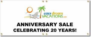 (image for) Easy Dream Vacations Banner Logo Center