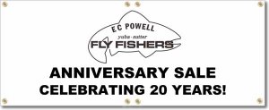 (image for) E.C. Powell Fly Fishers Banner Logo Center