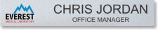 (image for) Everest Medical Laboratory Nameplate