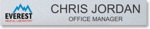 (image for) Everest Medical Laboratory Nameplate