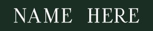 (image for) 1-5/8\" x 8\" Evergreen Federal Bank Desk Name Plate