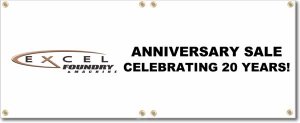(image for) Excel Foundry and Machine Banner Logo Left