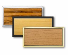 (image for) Custom Large Executive Wood Badge