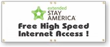 (image for) Extended Stay America 28" x 6' Banner