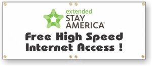 (image for) Extended Stay America 4\' x 12\' Banner